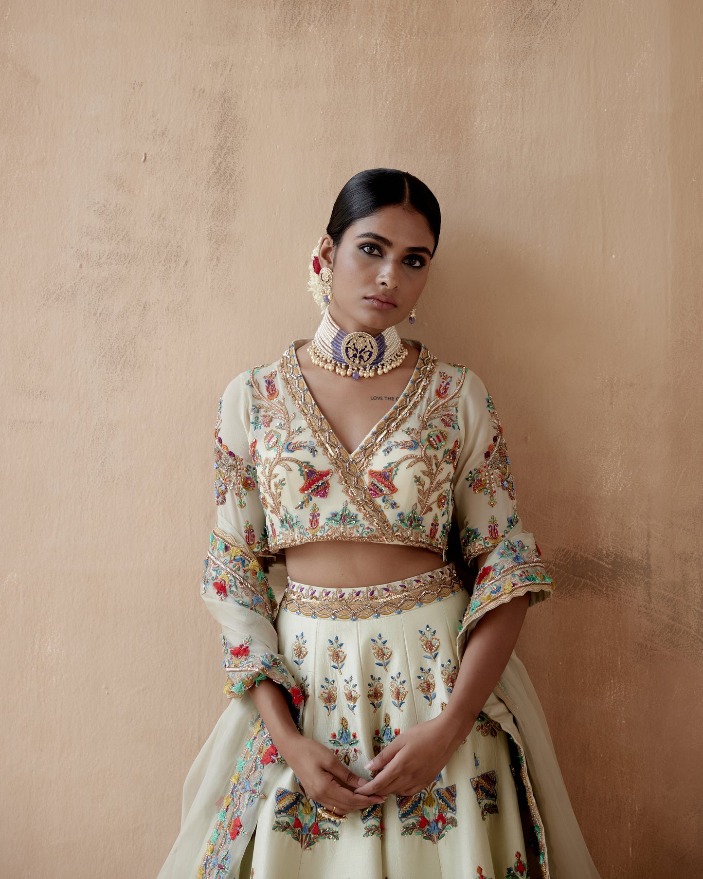 Mint green Lehenga Set