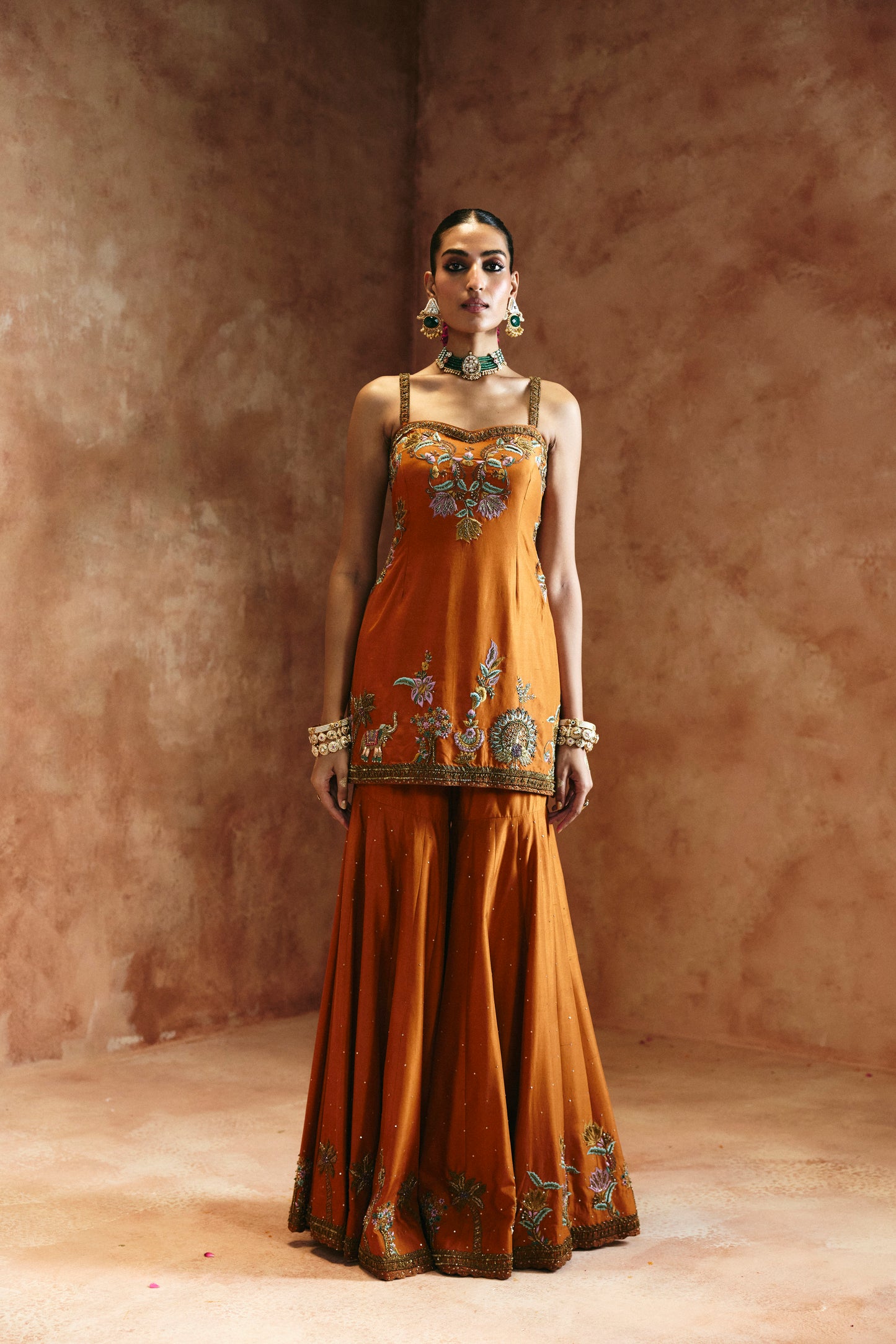 Brick rust sharara set