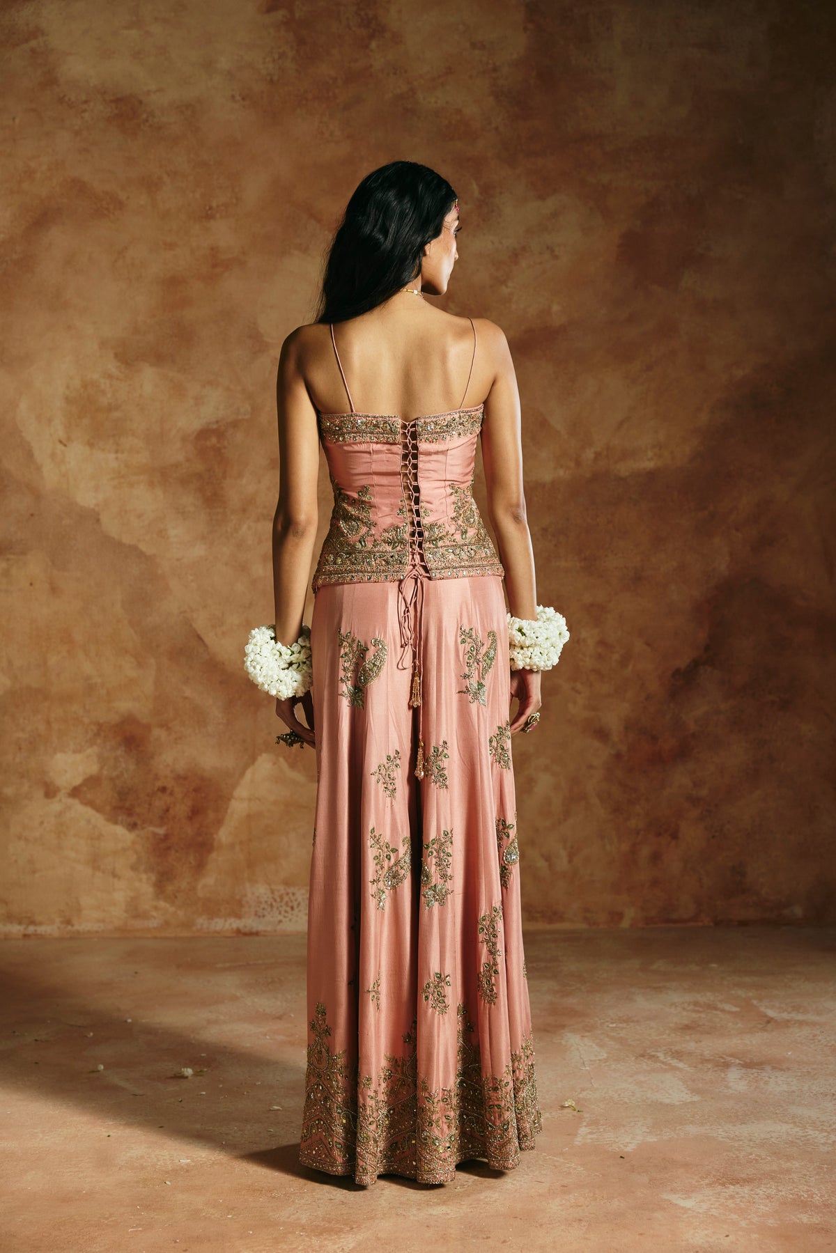 Pink sharara set
