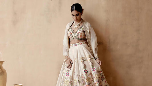 Lehenga Luxe: From Classic Ivory to Trendy Mint Green by Aman Takyar