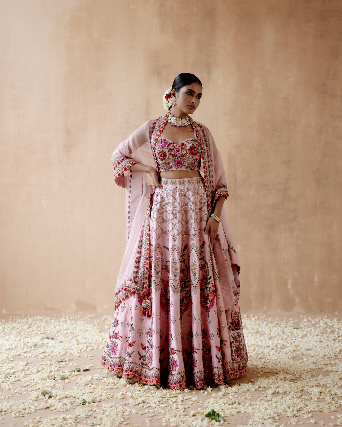 Light pink lehenga Set