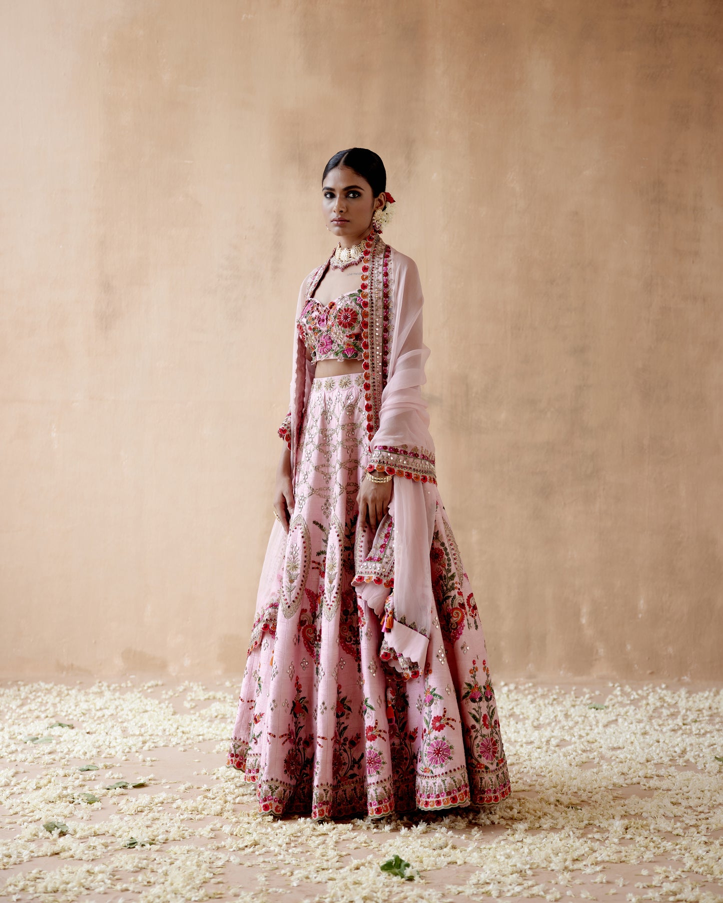 Light pink lehenga Set