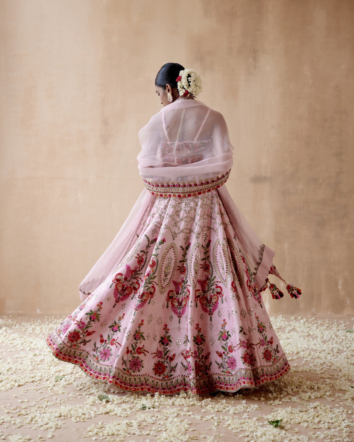 Light pink lehenga Set