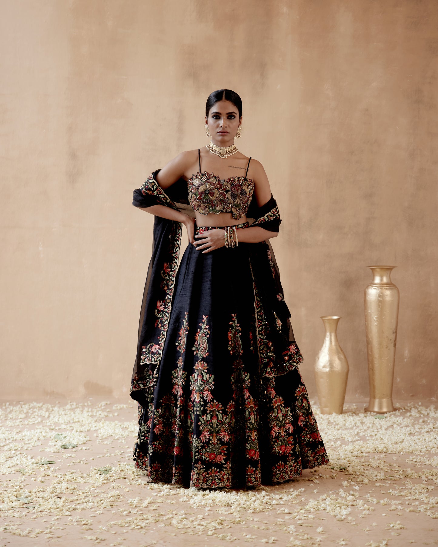 Black Lehenga Set