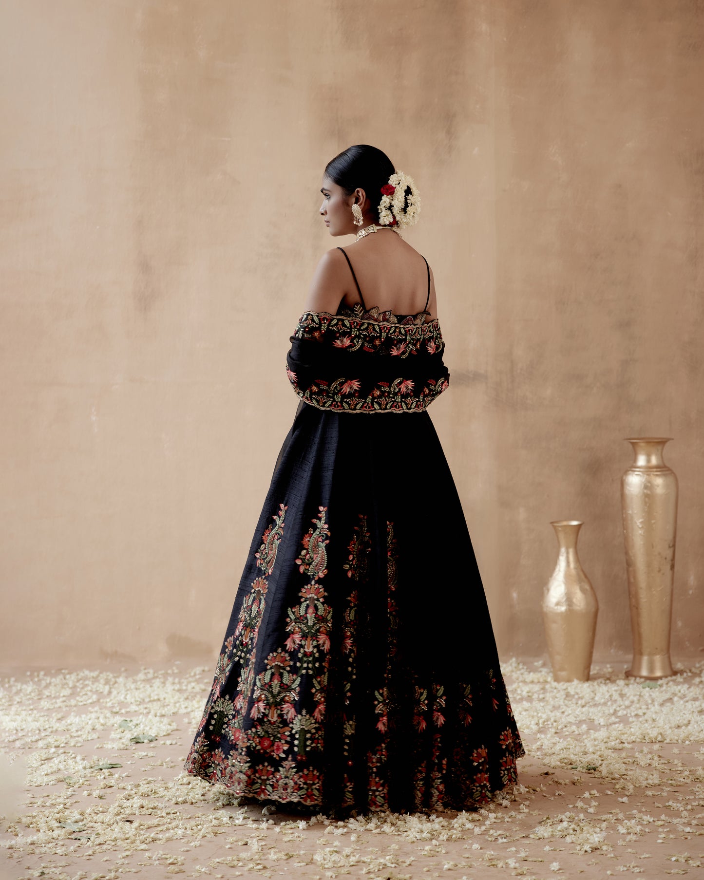 Black Lehenga Set