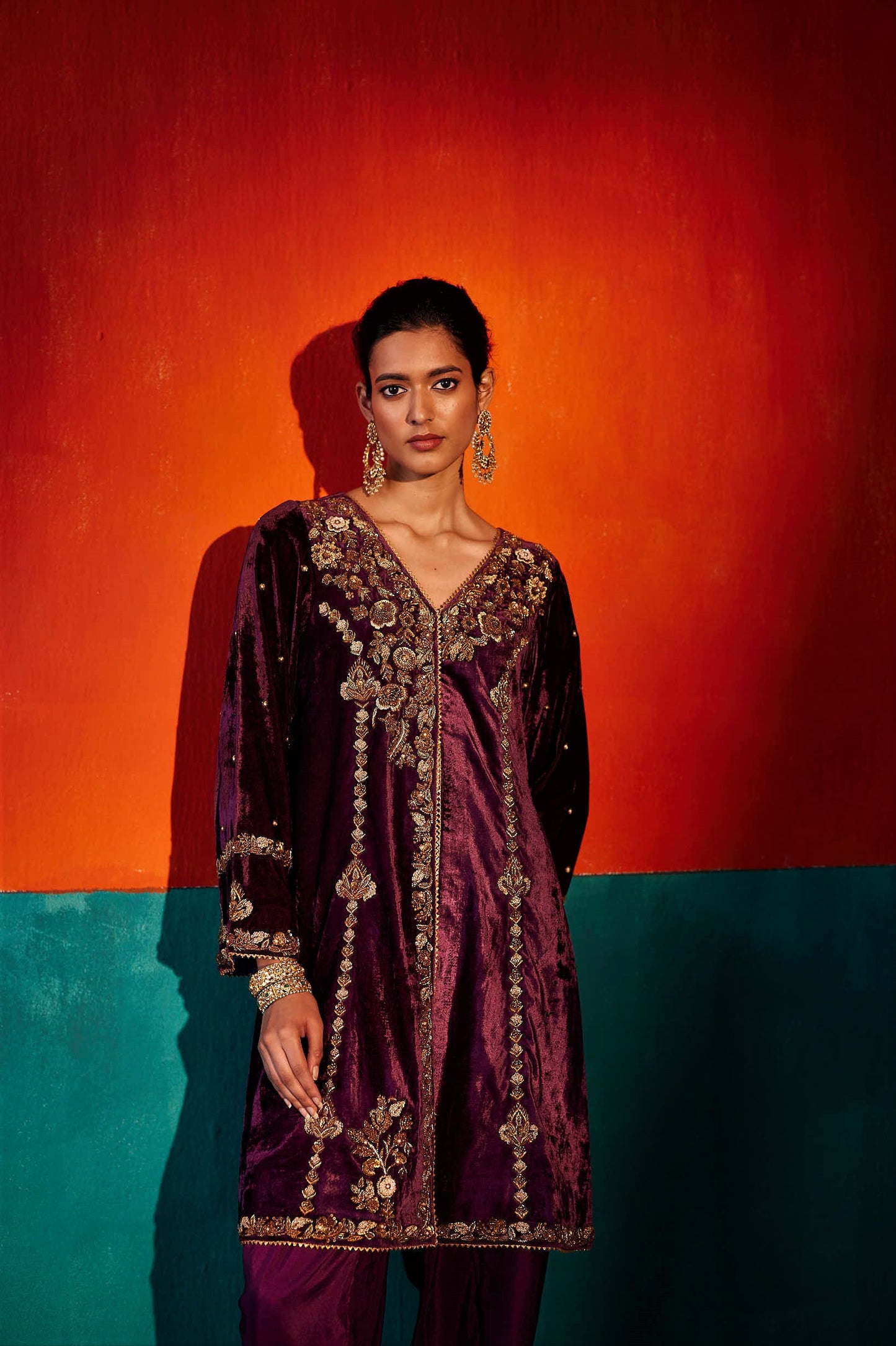 Sangria Kurta Set