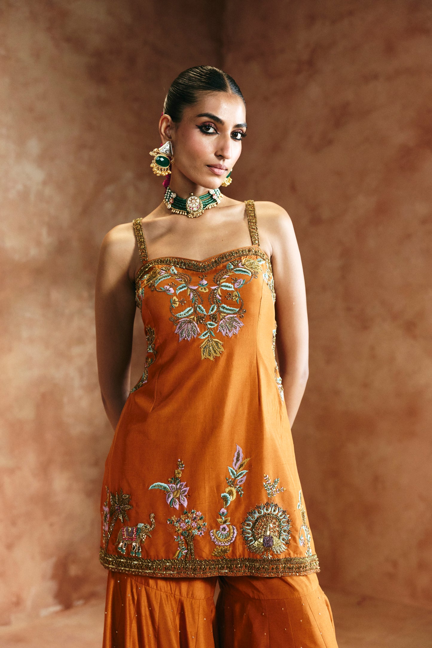 Brick rust sharara set