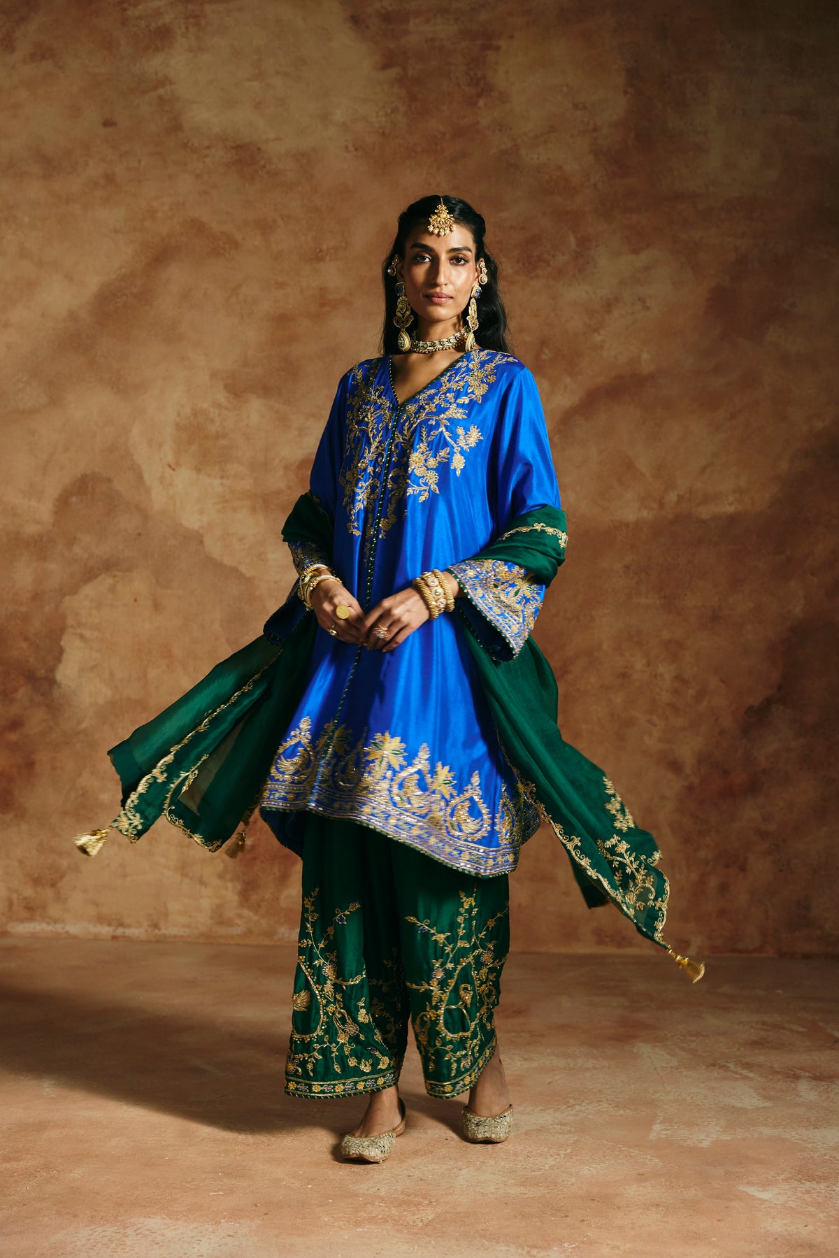 Cobalt kurta set