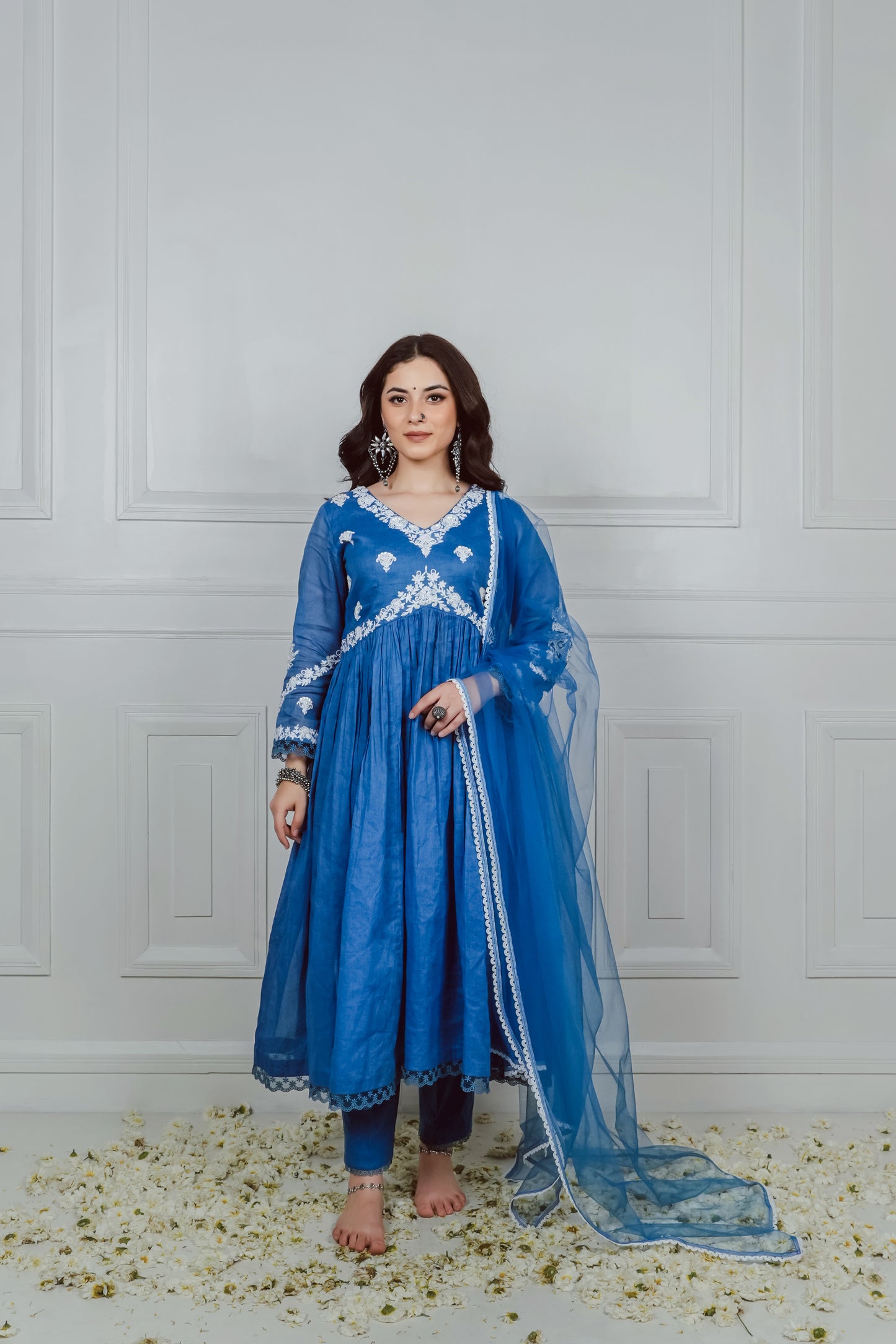 BLUE KURTA SET