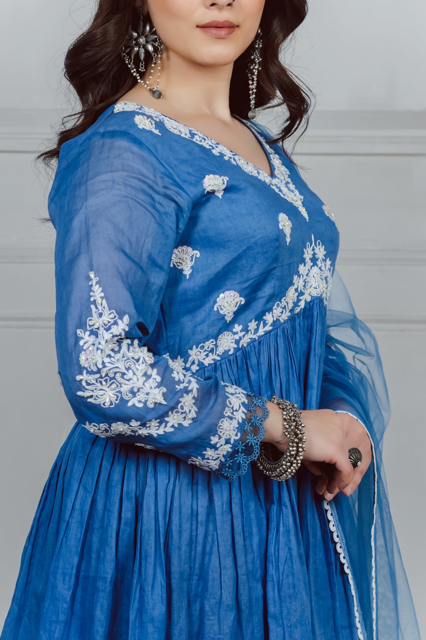 BLUE KURTA SET