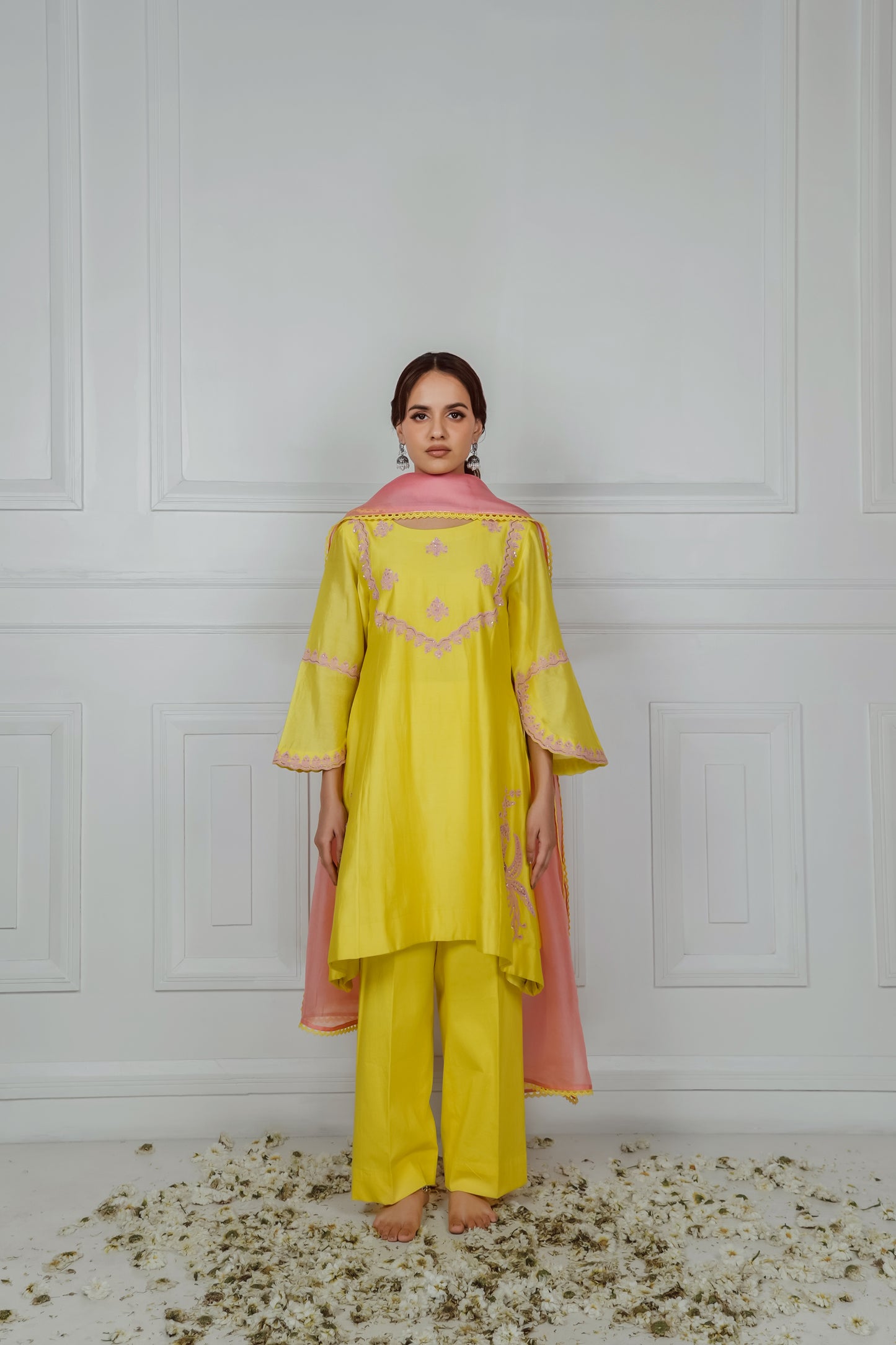 YELLOW KURTA SET