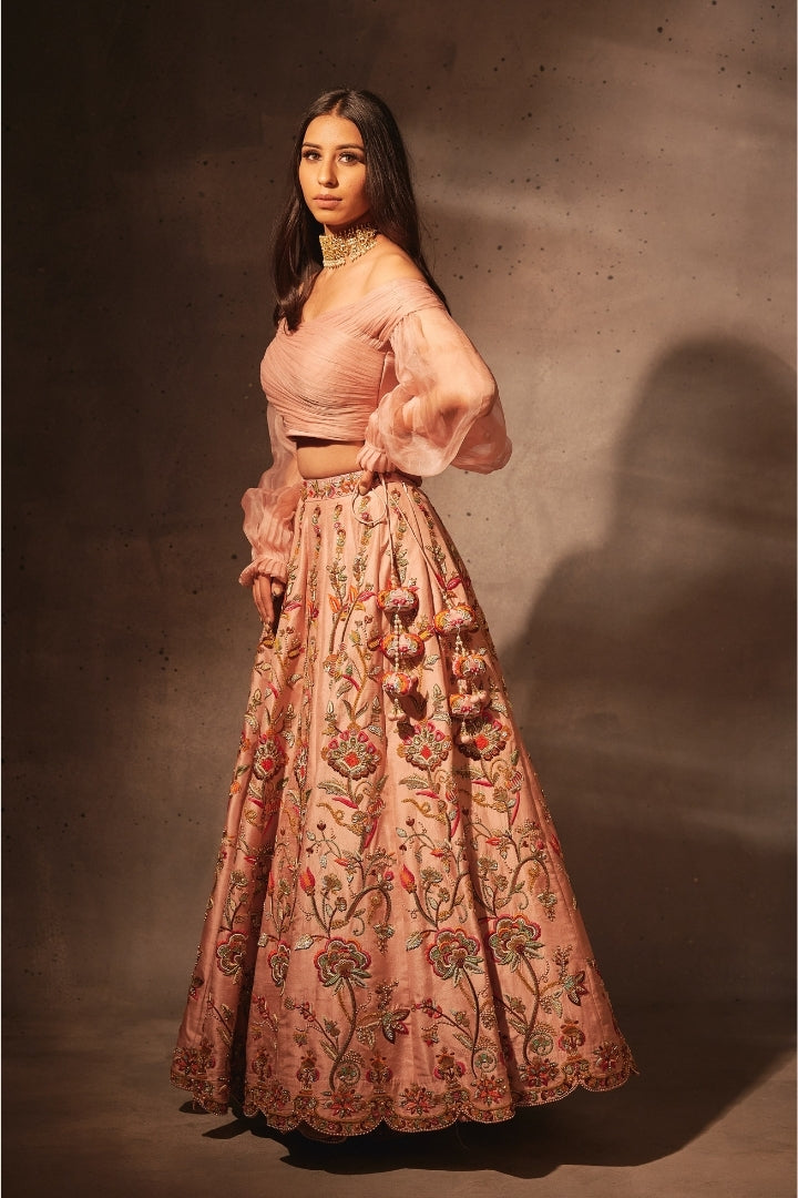 Light Pink Lehenga Set